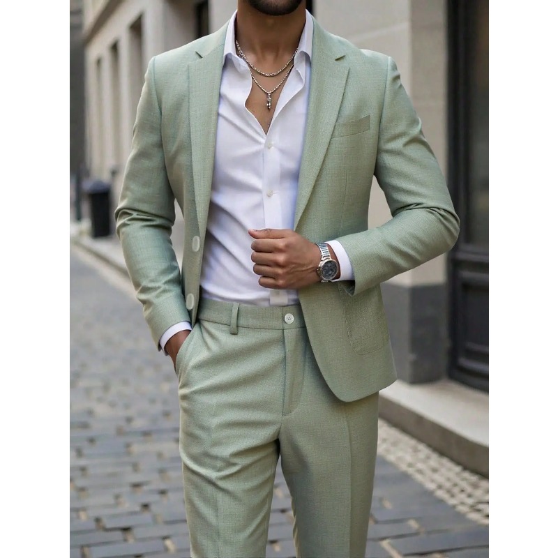 Large Men Formal Wear - Setelan Jas & Celana Pria Warna