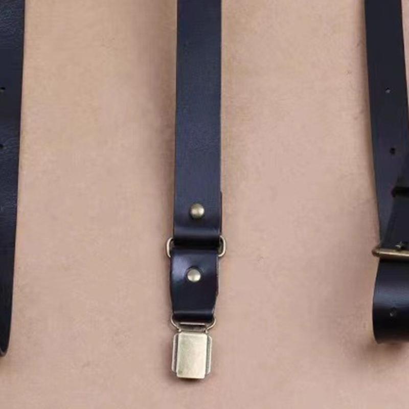 Men'S Formal Wear With Suspenders - 39BD Suspender Kulit PU yang Dapat