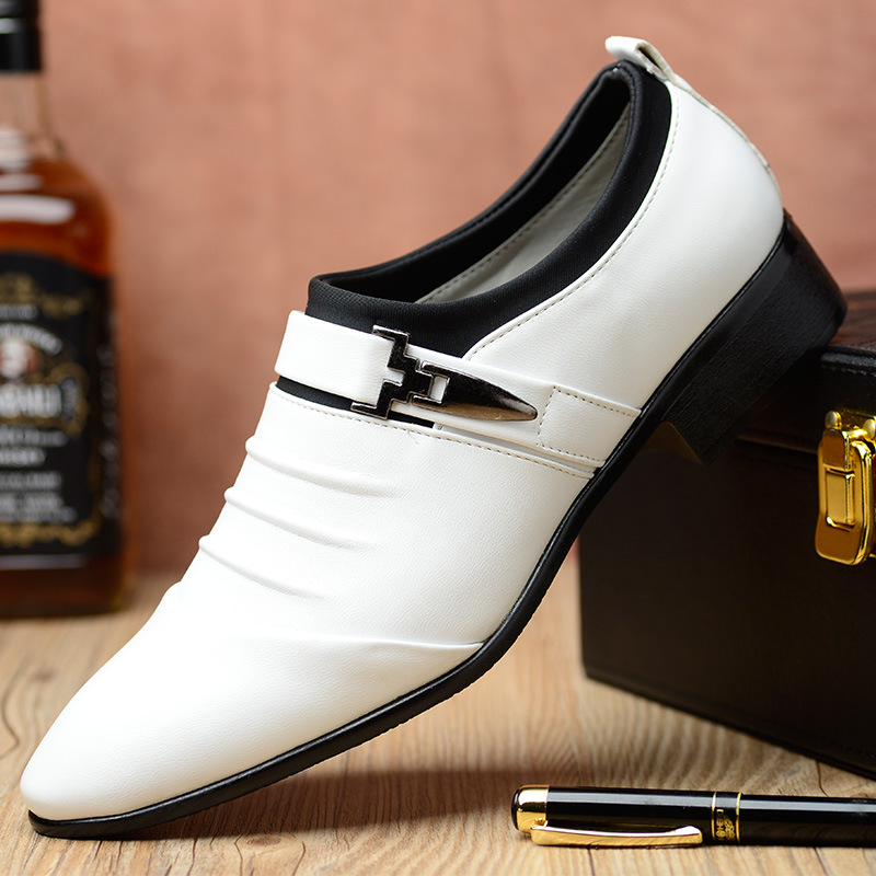 Large Men Formal Wear - Sepatu Kasual Pria Low-top Tahan Aus