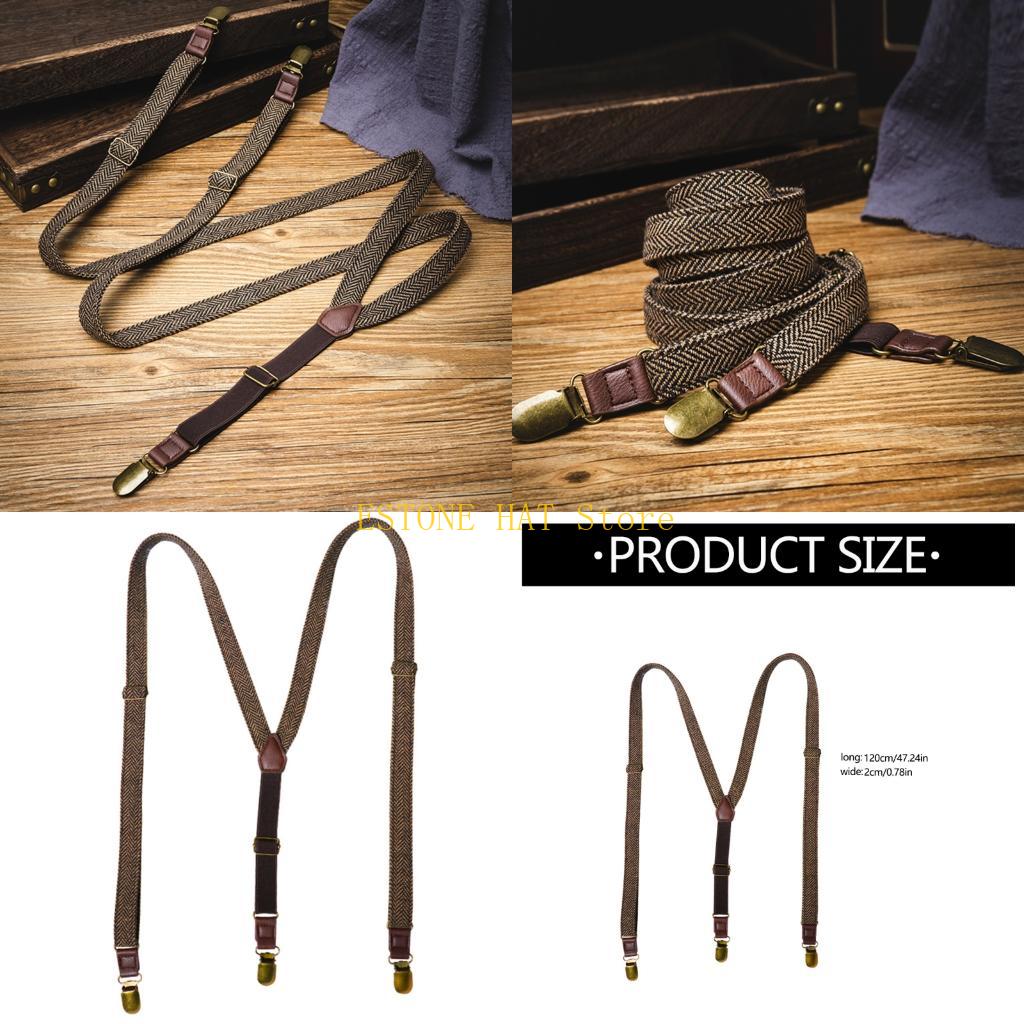 Men'S Formal Wear With Suspenders - 49MF Suspender Elastis Pria 3 Desain