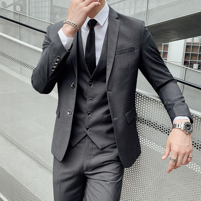 Men'S Urban Formal Wear - Setelan Jas Pria Tiga Potong untuk