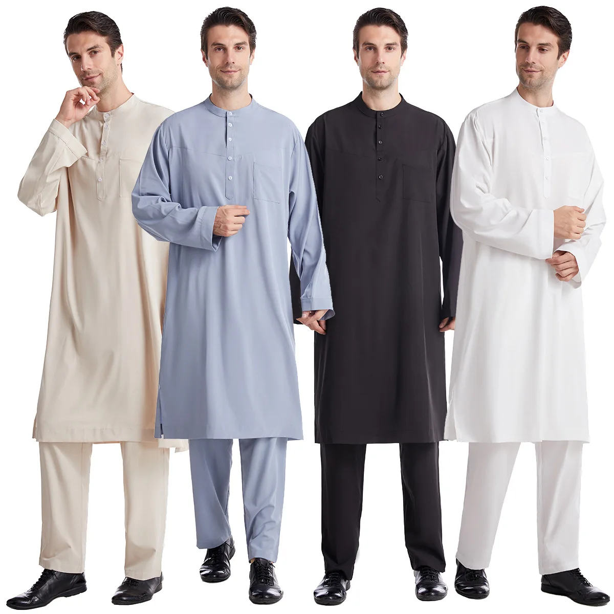 Arabic Formal Wear Men - Setelan Jubba Thobe Muslim Pria 2