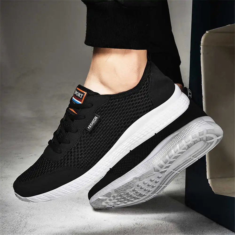 Men Formal Wear All Black - Sepatu kets biru muda untuk pria,