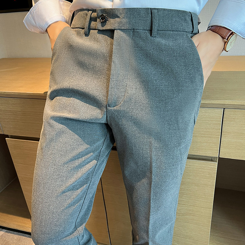 Celana Pinggang Elastis Premiu - Men'S Urban Formal Wear ulasan dan harga