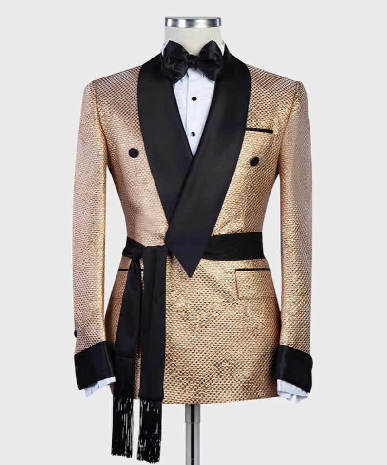 Bahasa Arab Emas Mewah Pria Pe - Arabic Formal Wear Men ulasan dan harga