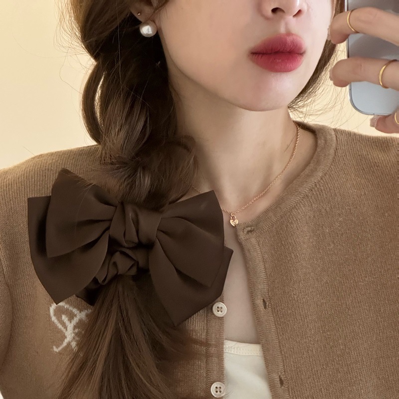 1/4 Buah Tali Rambut Pita Besa - Satin Bow Tie ulasan dan harga