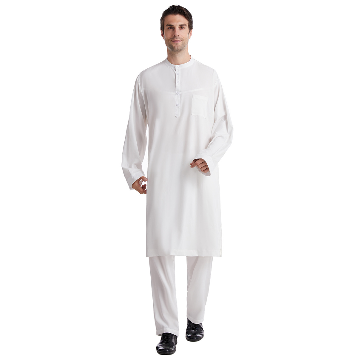 Muslim pria Jubba Thobe 2 Pice - Men Formal Wear Dubai ulasan dan harga