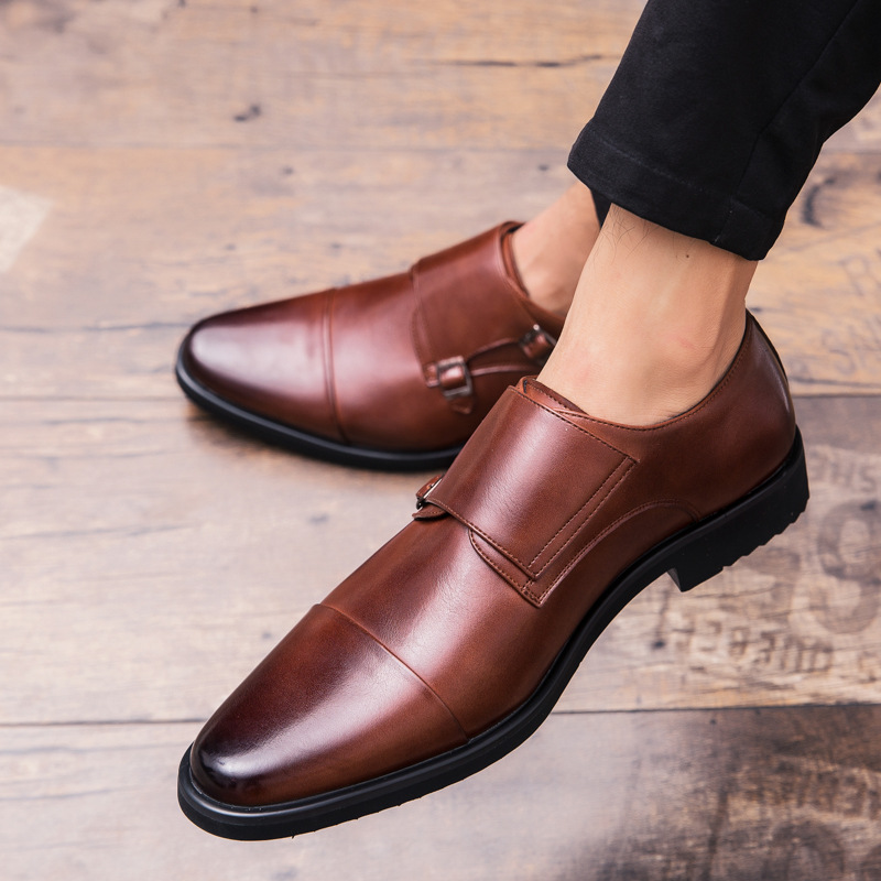 Sepatu Oxford Pria Baru Warna  - Large Men Formal Wear ulasan dan harga