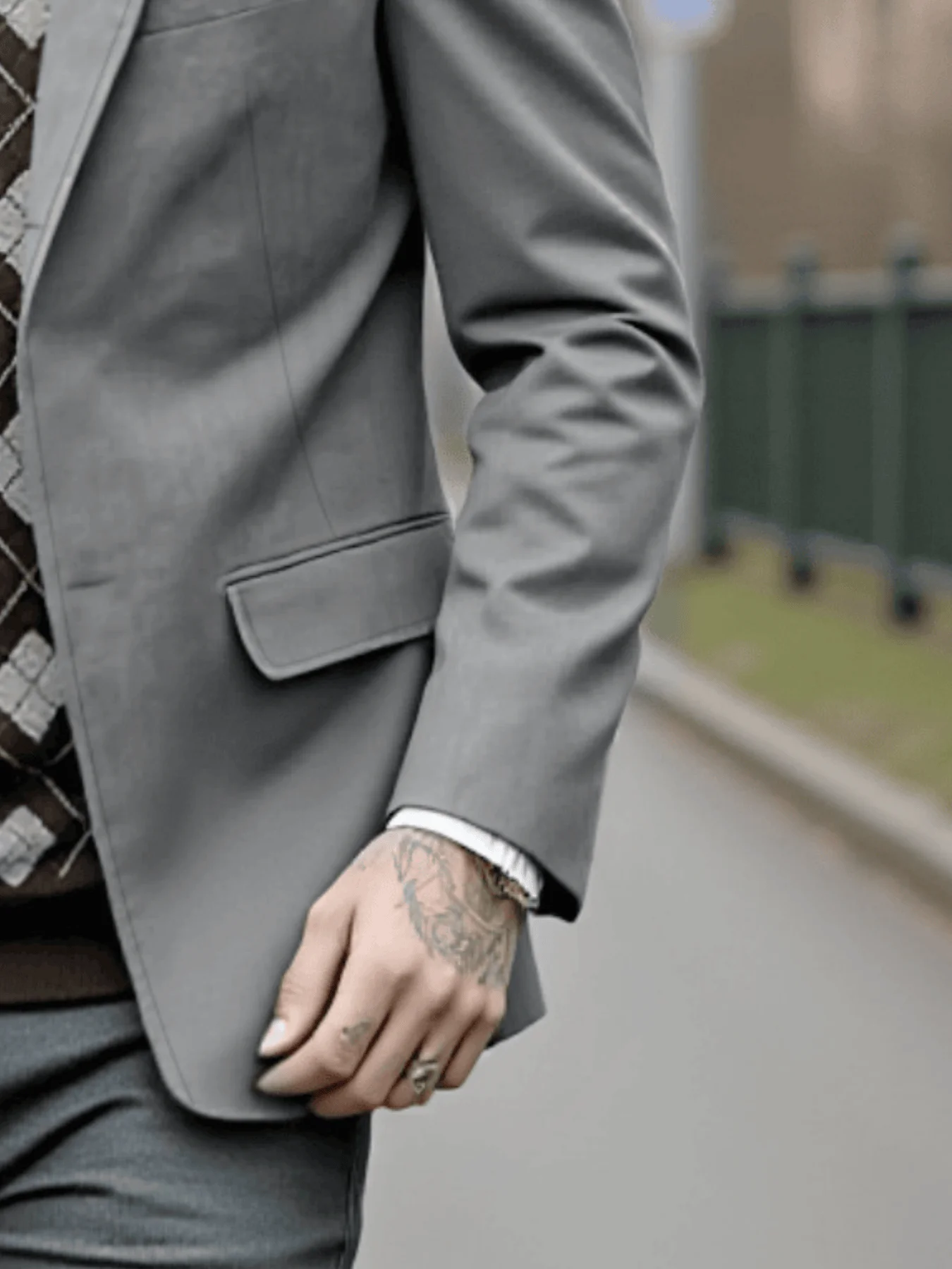 Jaket Pria Single-Breasted Gay - Men'S Urban Formal Wear ulasan dan harga