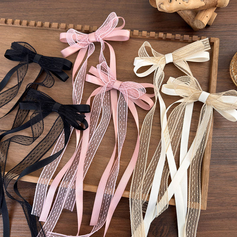 2 Buah/Set Klip Tepi Pita Busu - Satin Bow Tie ulasan dan harga
