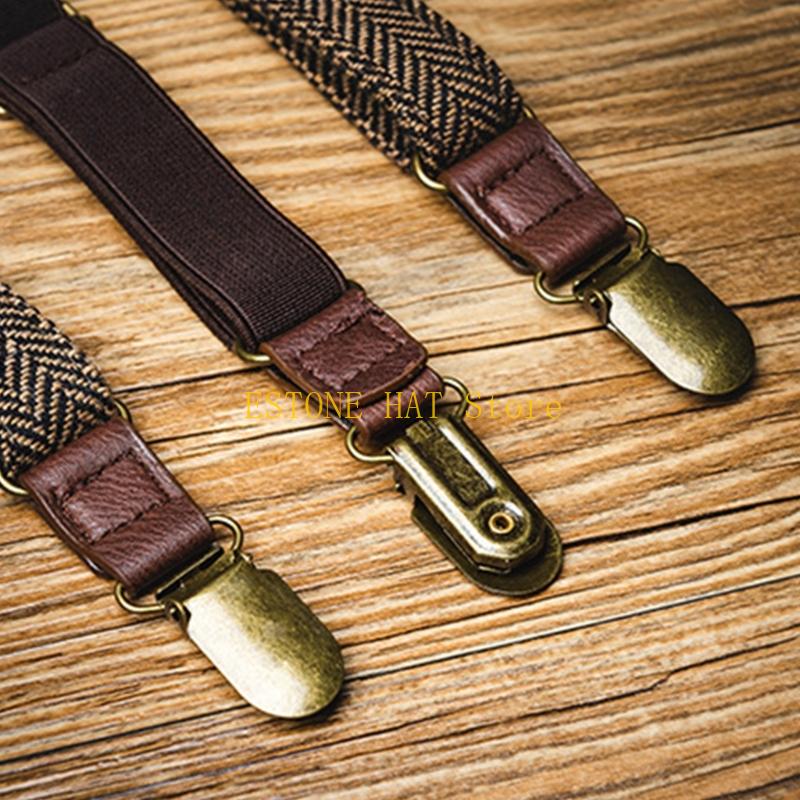 49MF Suspender Elastis Pria 3  - Men'S Formal Wear With Suspenders ulasan dan harga