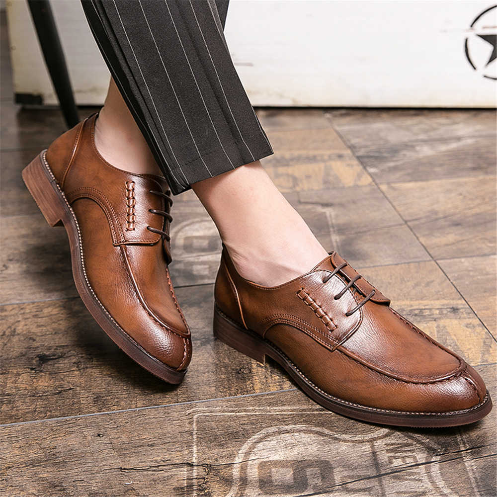Sepatu Pria Ukuran Besar Anti- - Large Men Formal Wear ulasan dan harga