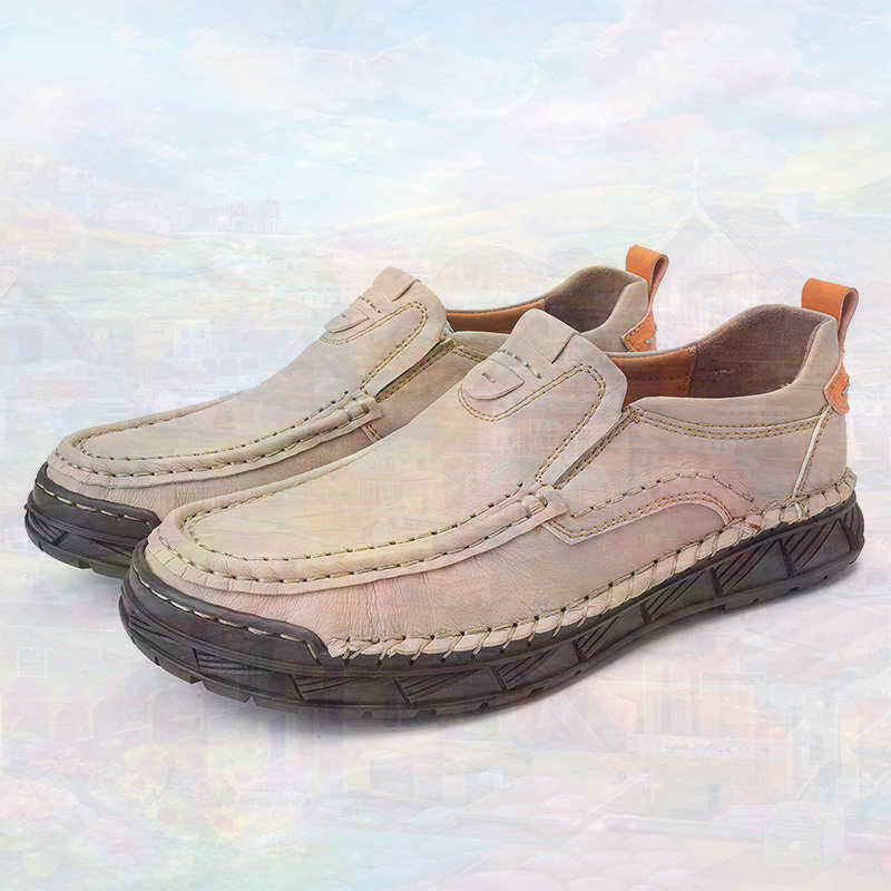 39 Sepatu Slipon Pria 46 Keran - Men Formal Wear All Black ulasan dan harga