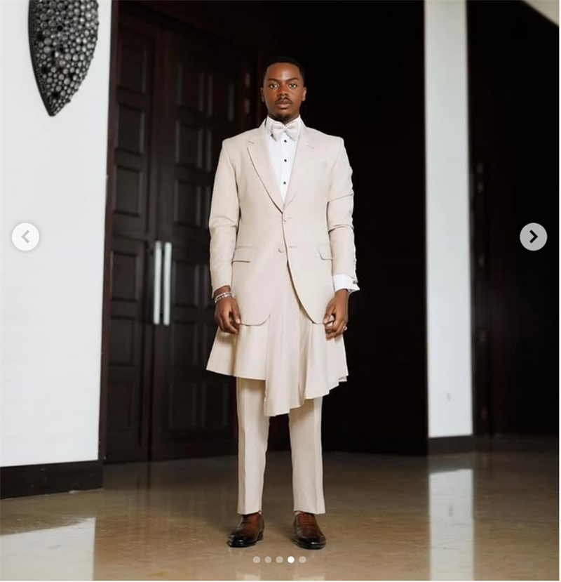 Setelan Jas Pria Beige 2 Poton - Arabic Formal Wear Men ulasan dan harga