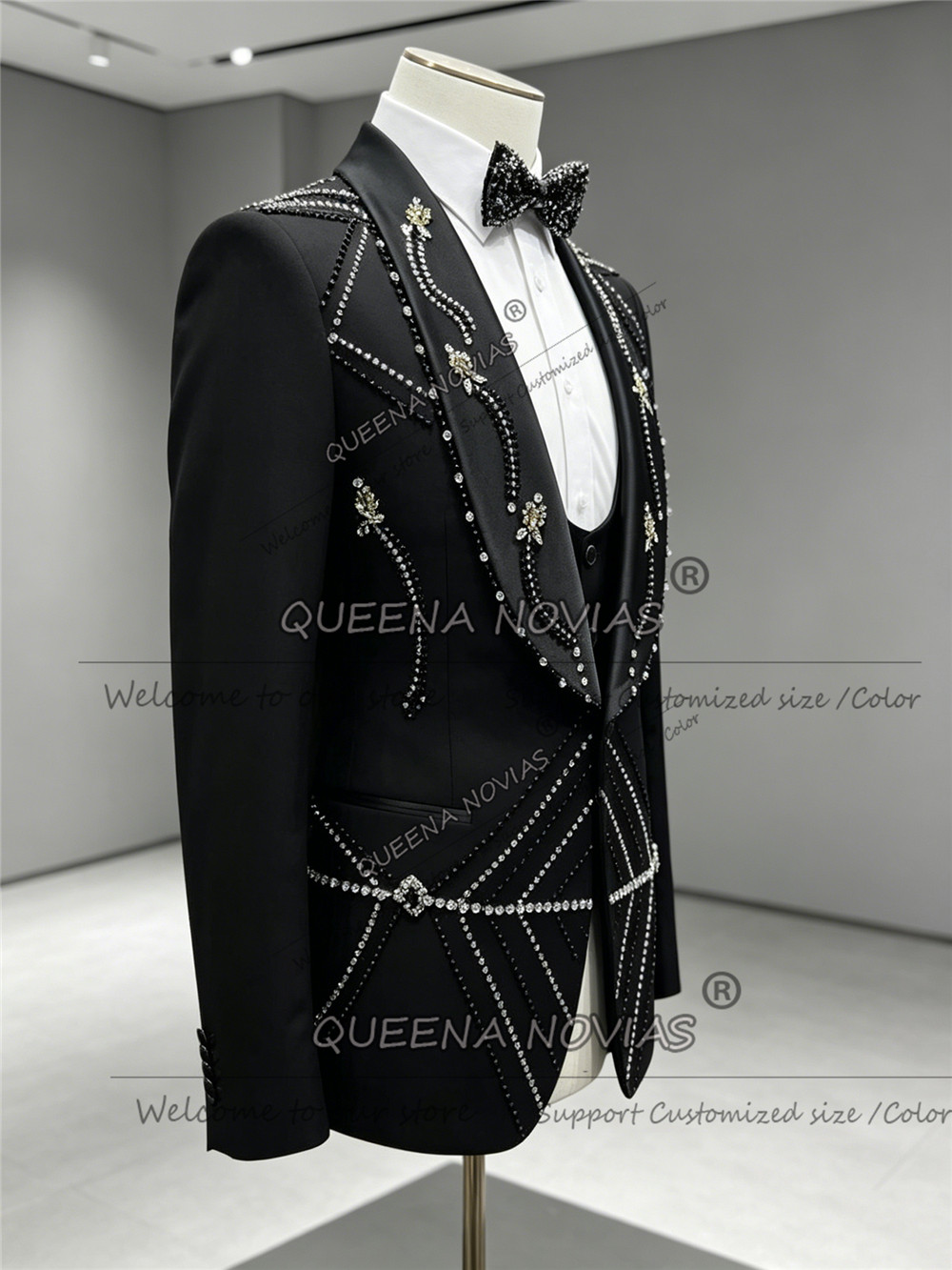 Setelan Jas Pria Desain Unik S - Unique Men'S Formal Wear ulasan dan harga