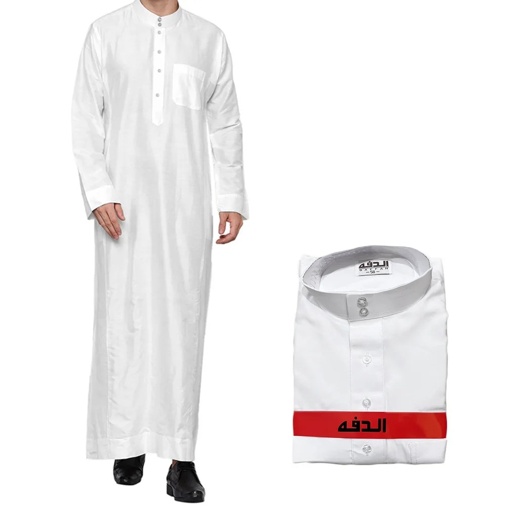 Jubah Pria Poliester Qatar den - Men Formal Wear Dubai ulasan dan harga