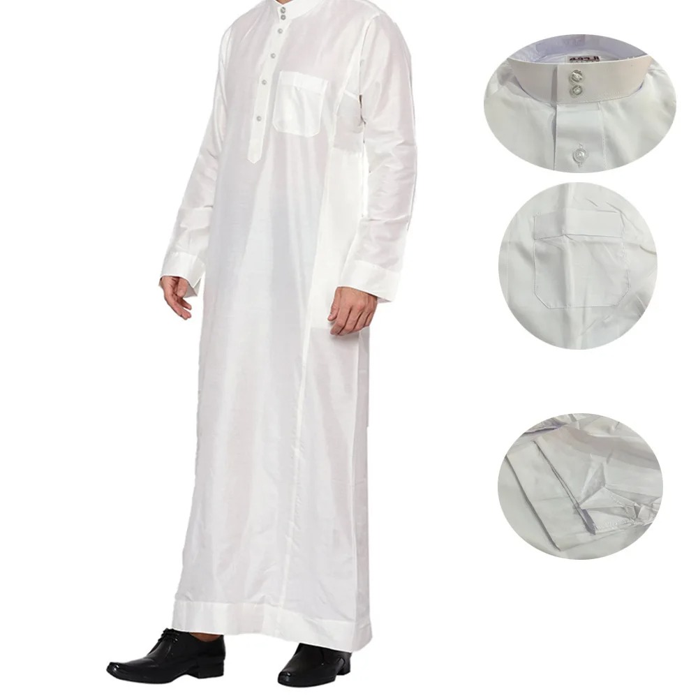 Jubah Pria Poliester Qatar den - Men Formal Wear Dubai ulasan dan harga