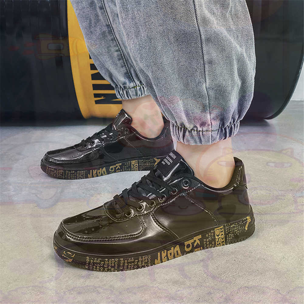 Kaki Bulat Ukuran 45 Sepatu Gr - Men Formal Wear All Black ulasan dan harga